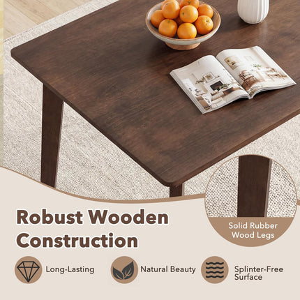 Dreamade 48-Inches Rectangular Wooden Dining Table for 4