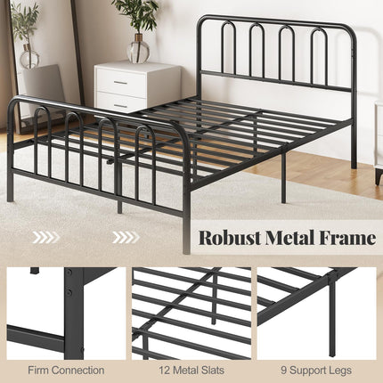 Dreamade Full/Queen/King Size Bed Frame with Headboard