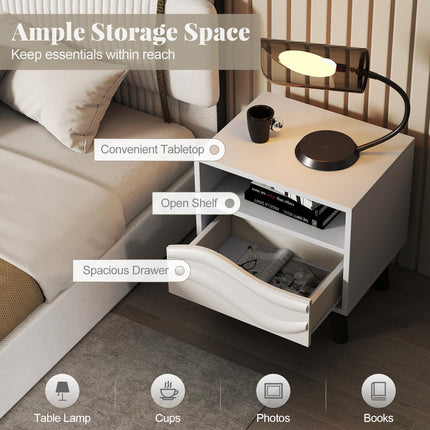 Dreamade Mid Century Modern Nightstand