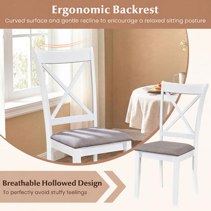 Dreamade Modern Mid Century Dining Chairs Set of 2/4