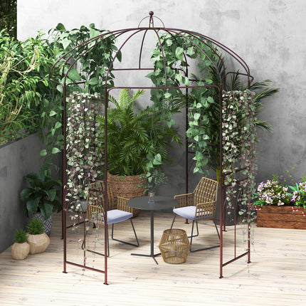 Dreamade Birdcage Shape Garden Arbor, 8.4ft High x 7ft Wide