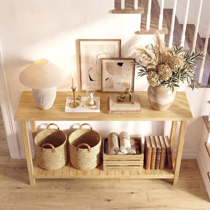 Dreamade 71" Solid Wood Console Table(71" x 12" x 31")