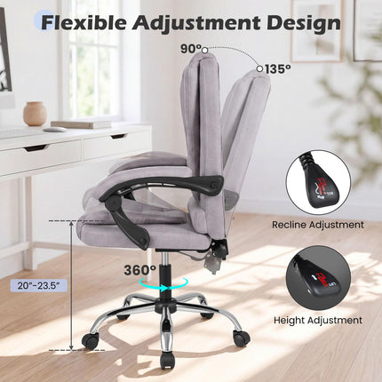 Dreamade Office Executive Chair | Ergonomic Big High Back Computer Chair with Linkage Armrests