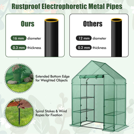 Greenhouse Outdoor Mini Walk-in Plant Green house for Plants
