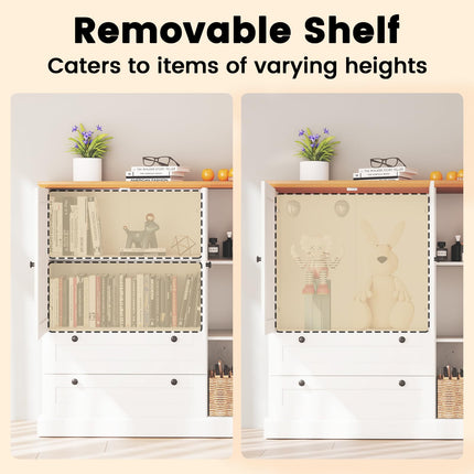 Dreamade Buffet Cabinet with Storage for Coffee Bar Dining Living Room Entryway