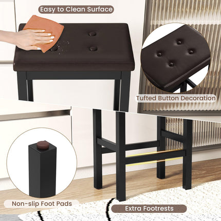 Dreamade 24" Bar Stools Set