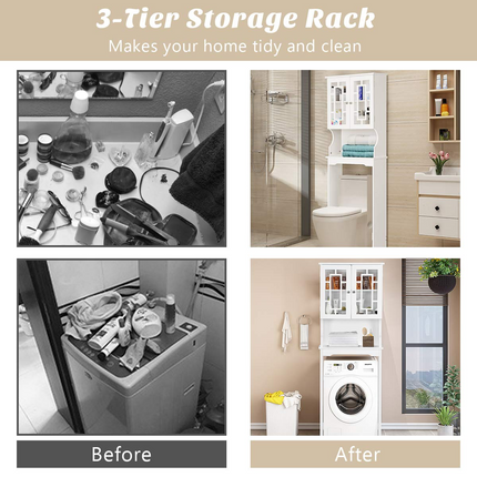 Dreamade Over-The-Toilet Bathroom Storage Space