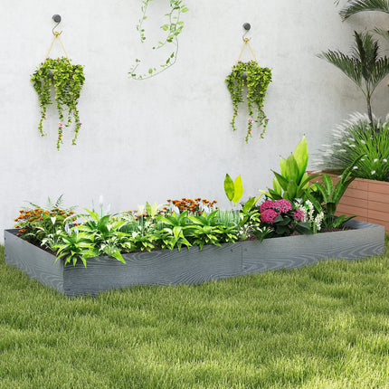 Dreamade 6 Pack Galvanized Steel Landscape Edging