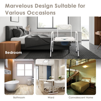 Dreamade 3-in-1 Bedside Commode Chair