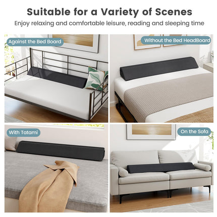Dreamade Bed Wedge Pillow for Headboard Gap Filler