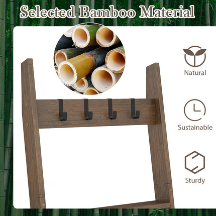 Dreamade Bamboo Blanket Ladder