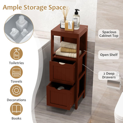Dreamade Bathroom Organizers and Storage Cabinet - Storage Organizer Rack Stand