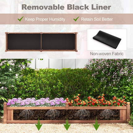 Dreamade Wood Raised Garden Bed