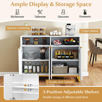 Dreamade Buffet Cabinet with Storage 40" Large Kitchen Sideboard