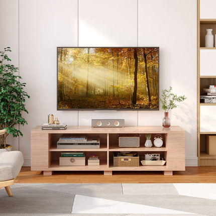 Dreamade TV Stand Entertainment Center - Farmhouse Television Table up to 65 Inches TVs, 7 Colors