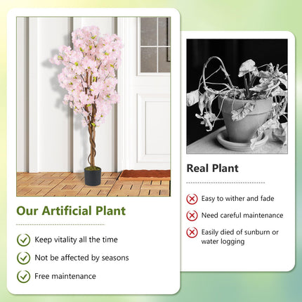 Dreamade 5FT Artificial Cherry Blossom Tree
