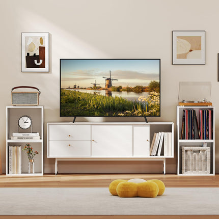 Dreamade White Cubby Bookcase