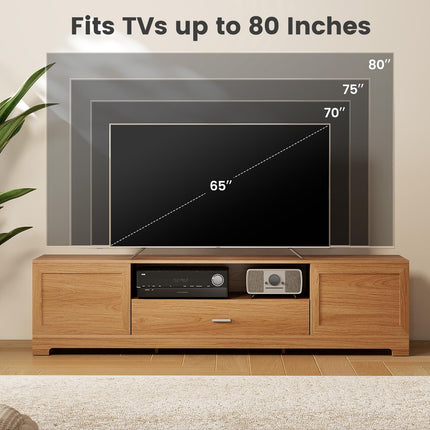 Dreamade Farmhouse Rustic TV Stand for TVs up to 80"