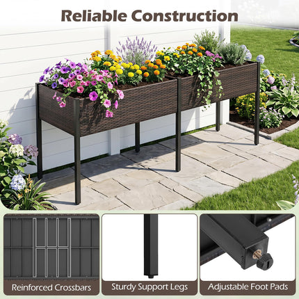 Dreamade 6 x 2 FT Raised Garden Bed with Legs