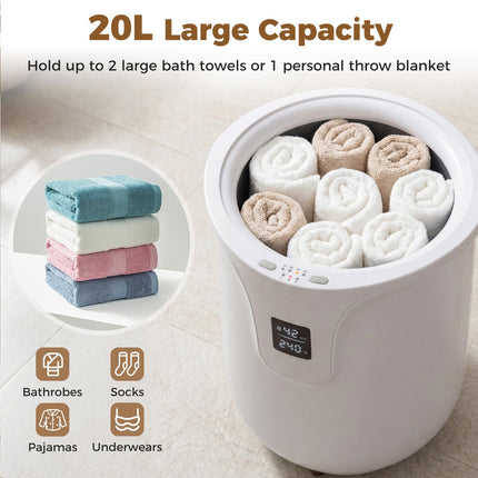 Dreamade Large Towel Heater Bucket w/Adjustable Timer
