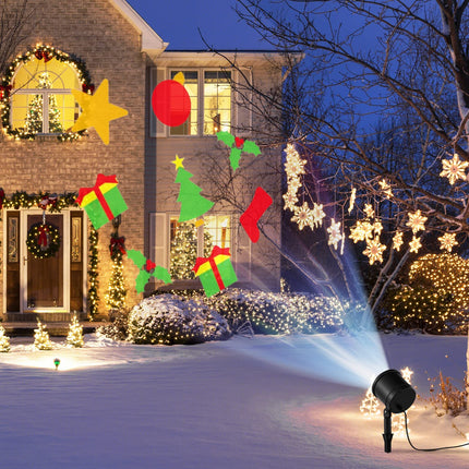 Dreamade Christmas Projector Lights Rotating Projection Lamp with 65° Adjustable Angle