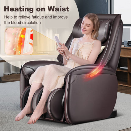 Dreamade Full Body Massage Chair - Zero Gravity SL Track Electric Recliner with Reversible Footrest