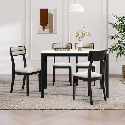 Dreamade Modern Dining Chairs Set of 2/4 Upholstered Kitchen Chair