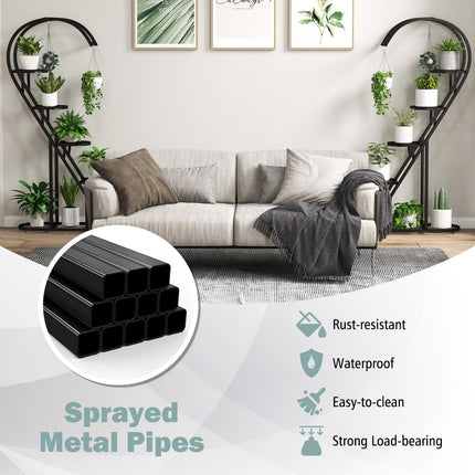Dreamade 5 Tier Metal Plant Stand Indoor
