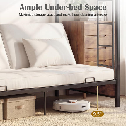 Dreamade Twin Over Twin Futon Bunk Bed