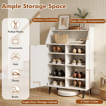 Dreamade Shoe Storage Cabinet w/Single-Door