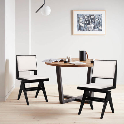 Dreamade Swivel Dining Chairs Set of 2/4, Faux Sherpa Kitchen Chairs w/Rubber Wood Frame