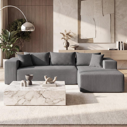 Dreamade 110.5" Modular Sectional Sofa for Bedroom & Living
