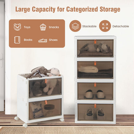 Dreamade Shoe Organizer Storage Box