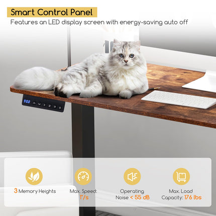 Dreamade Electric Standing Desk, Height Adjustable Stand up Desk