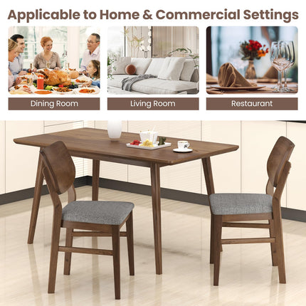 Dreamade Wooden Dining Chairs Set