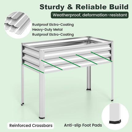 Dreamade Raised Garden Bed with Legs & Greenhouse Cover (1/2)