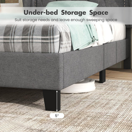 Dreamade Twin Bed Frames with Headboard