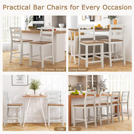 Dreamade Counter Height Bar Stools Set