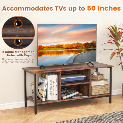 Dreamade TV Stand for Bedroom, Entertainment Center for 50 Inch TV