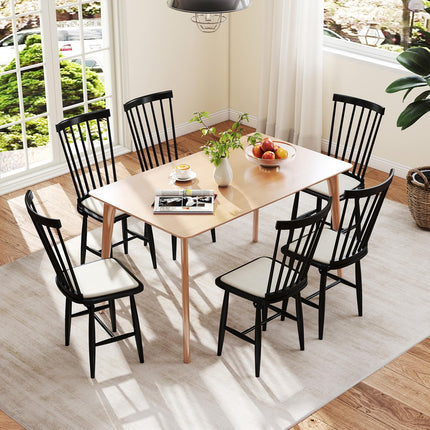 Dreamade Windsor Dining Chairs Set of 2/4 Farmhouse Wooden Kitchen Chair
