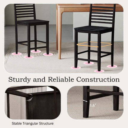Dreamade Counter Height Bar Stools Set of 2/4