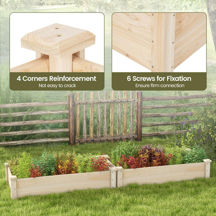 Dreamade Wooden Raised Garden Bed