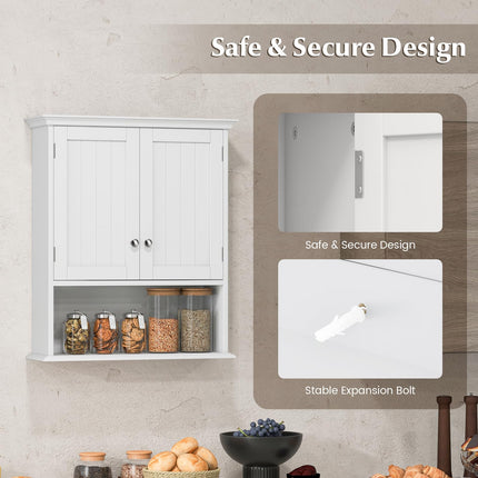 Dreamade Wall Mounted Medicine Cabinets - Above Toilet Bathroom Cabinet with Adjustable Shelf