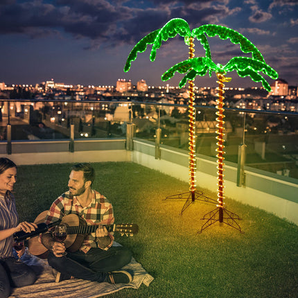 Lighted Palm Trees for Outside Patio - DreamadeUS