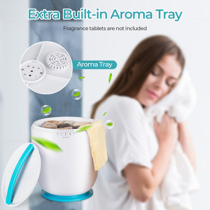 Dreamade Towel Warmer Bucket - Hot Towel Warmer for Bathroom Spa