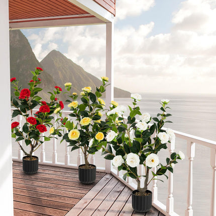 38" Artificial Camellia Tree - Dreamade