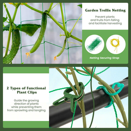 Dreamade Cucumber Trellis, Trellis for Climbing Plants Outdoor