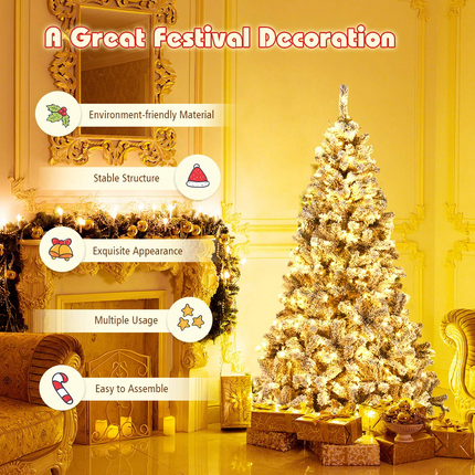 Dreamade 6ft Pre-Lit Artificial Christmas Tree - DreamadeUS