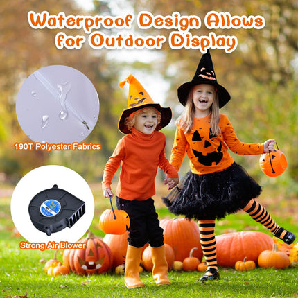 DREAMADE 3 FT Halloween Inflatable Eyeballs 2 Pack Lighted Bloodshot Eyes