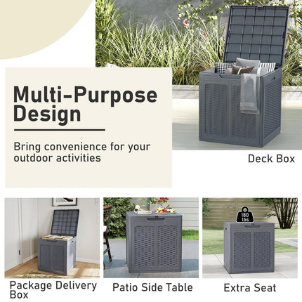 Dreamade 39 Gallon Outdoor Storage Box